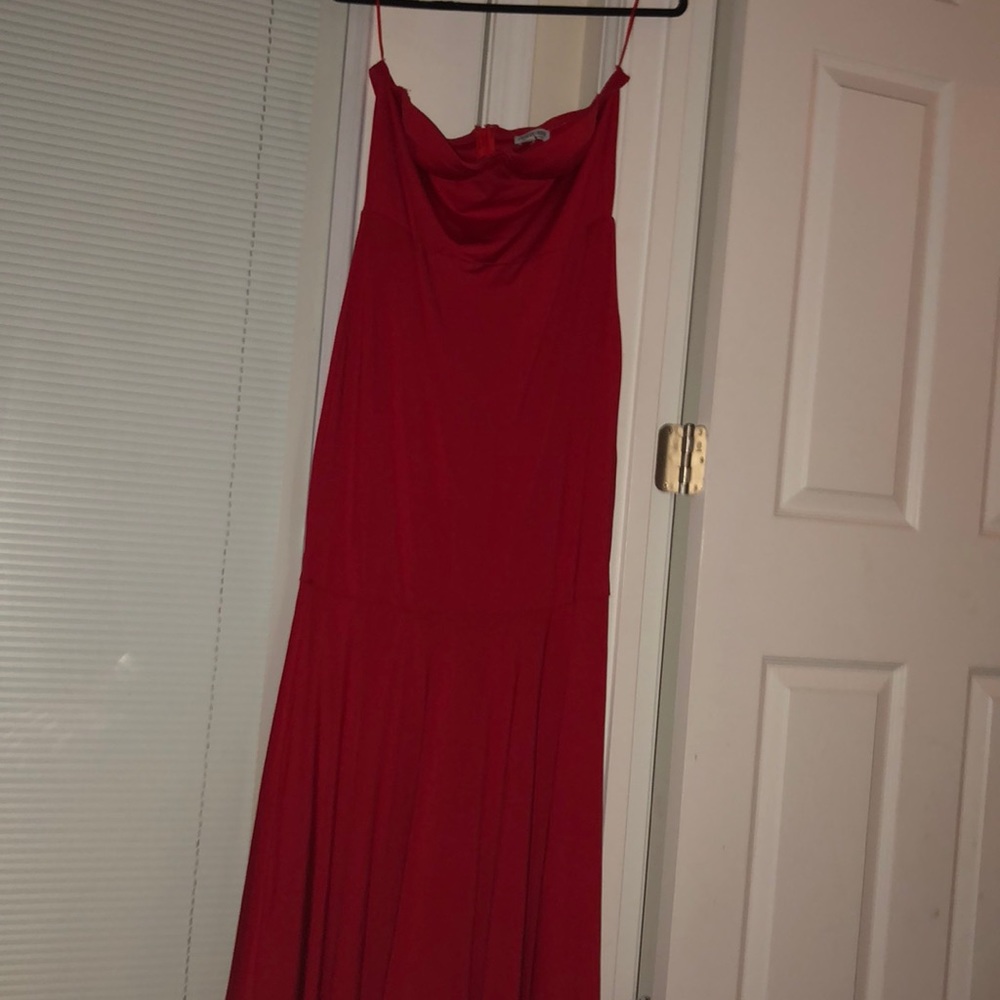 Red gown worn once